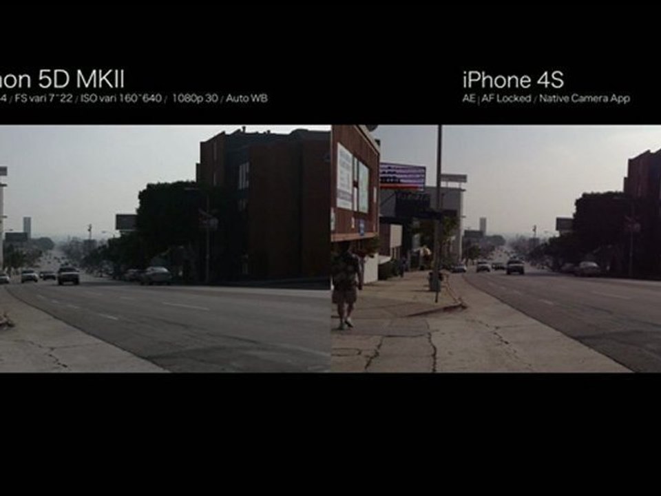 iPhone 4S vs Canon 5D MKII