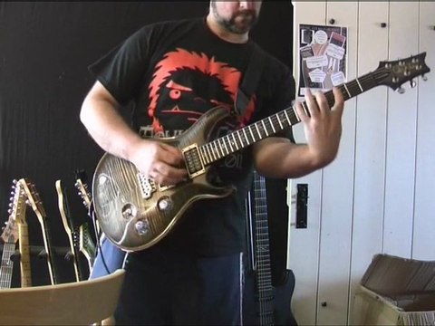 Trying out 4ths tuning after a lesson with Alex Hutchings