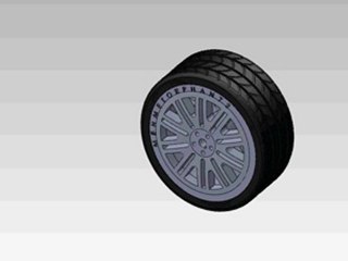 Araba Tekeri SOLIDWORKS