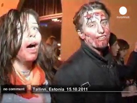 Les zombies envahissent les rues de Tallinn - no comment