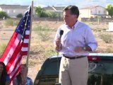 Mitt Romney campaigns ahead of Vegas debate