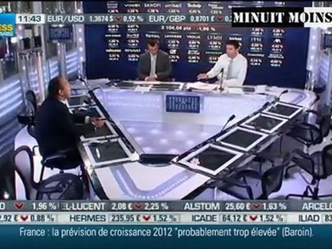 Olivier Delamarche, Préparez vous à vivre des années très difficiles le 18/10/2011 sur BFM Business