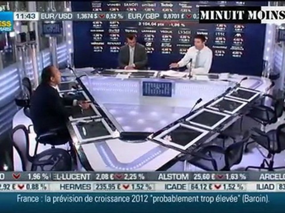 Olivier Delamarche, Préparez vous à vivre des années très difficiles le 18/10/2011 sur BFM Business
