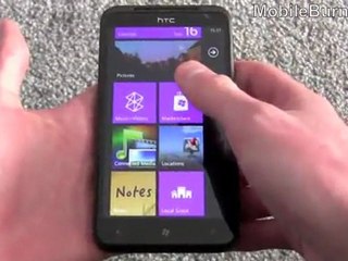 HTC Titan WP7 Mango smartphone tour - part 1 of 2