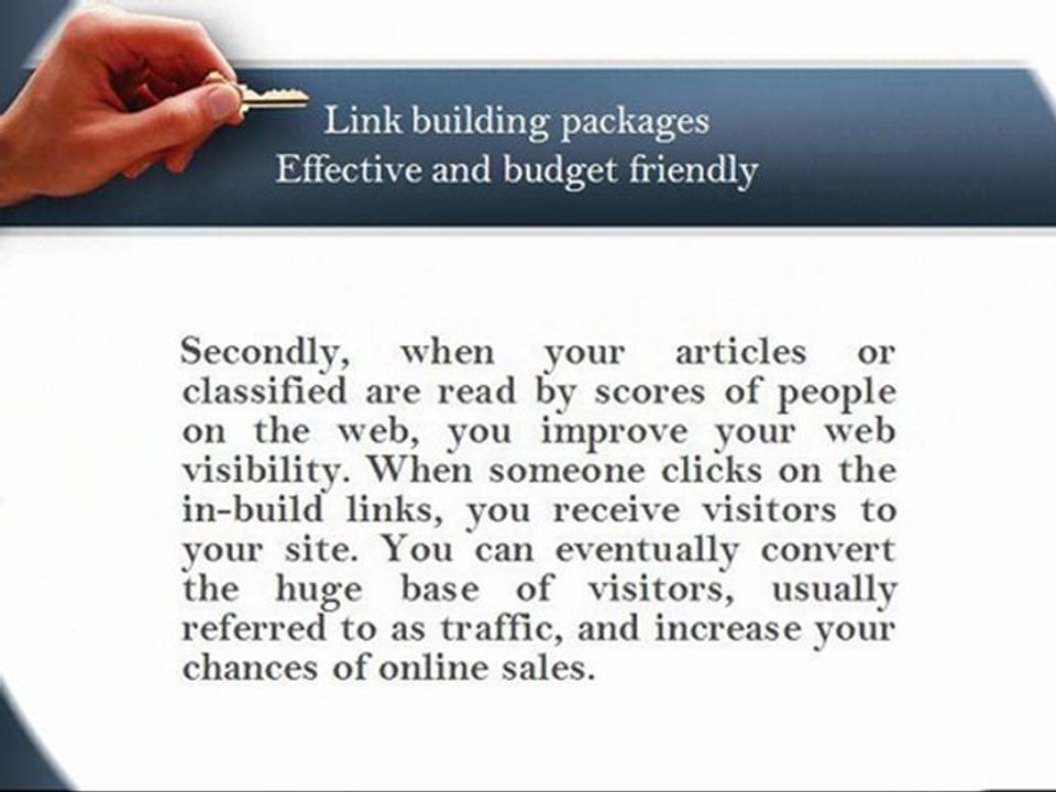 Link Building Packages: One Way Link Building Packages | India