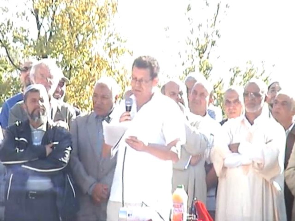 mosquée des ulis pose 1ére.pierre