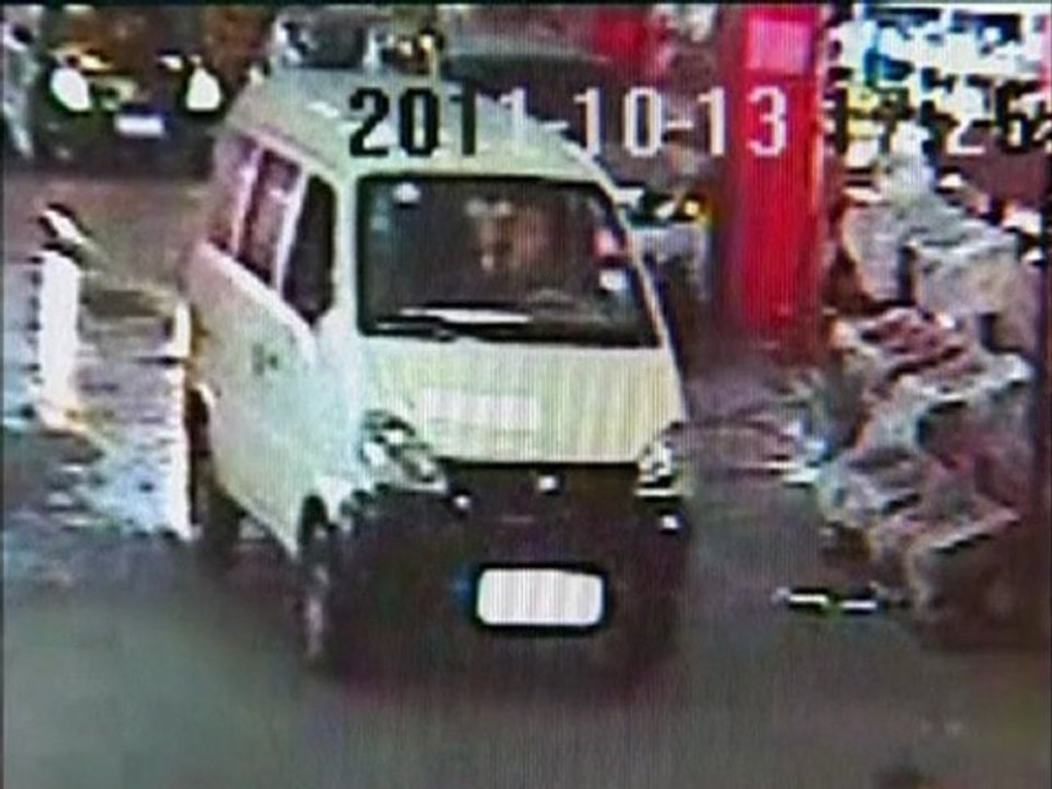 Disturbing video of a hit and run