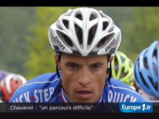 Chavanel : "un parcours difficile"