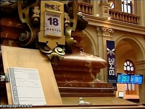 El Ibex cede un 0,87% a media sesión