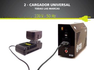 Ecosource Fartools Cargador universal solar 200 W