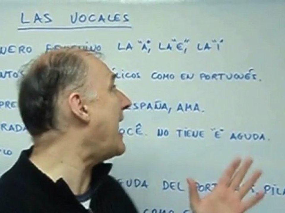 O vocal em espanhol