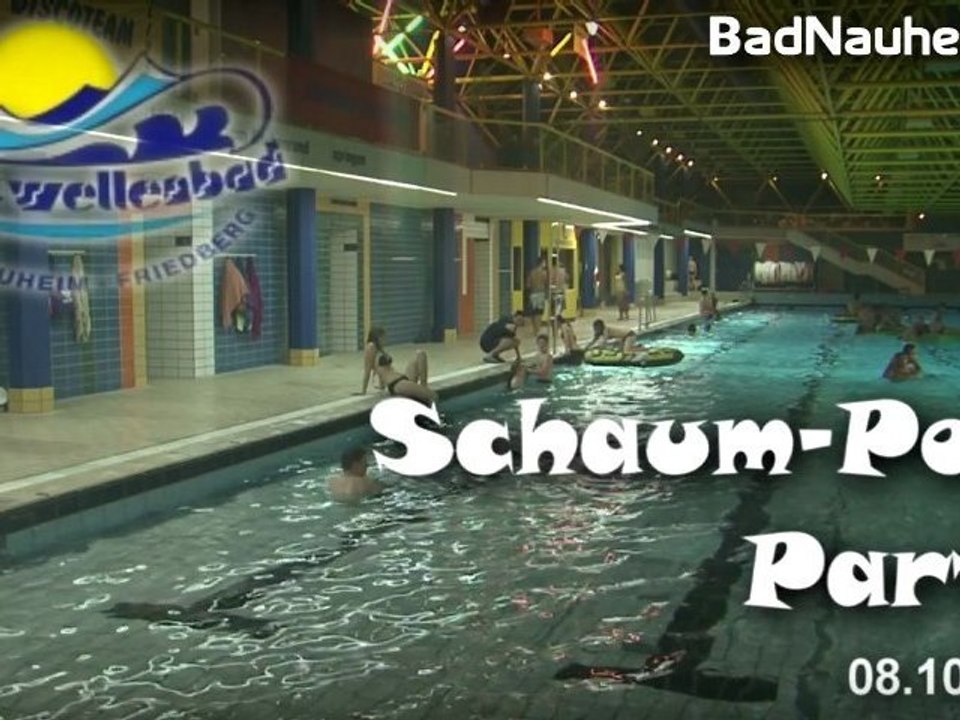 Schaum-Pool-Party Usa Wellenbad Bad Nauheim