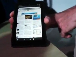 Amazon Kindle Fire Silk Browser demo