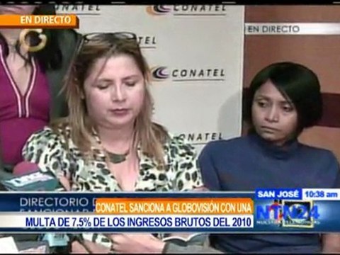 CONATEL sanciona a Globovisión por manejo informativo que dio a los hechos del penal El Rodeo