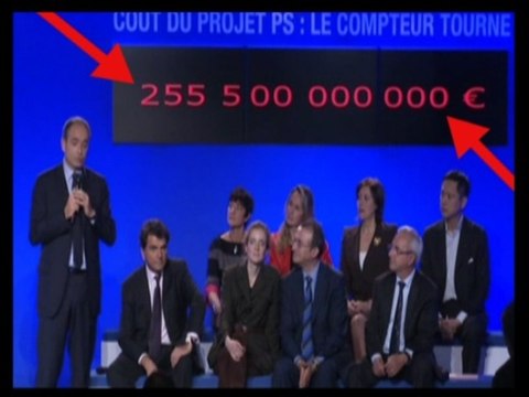 Projet PS : l'UMP dégaine... sa calculette
