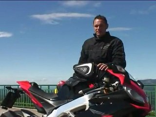 Aprilia RSV4 tested on the road