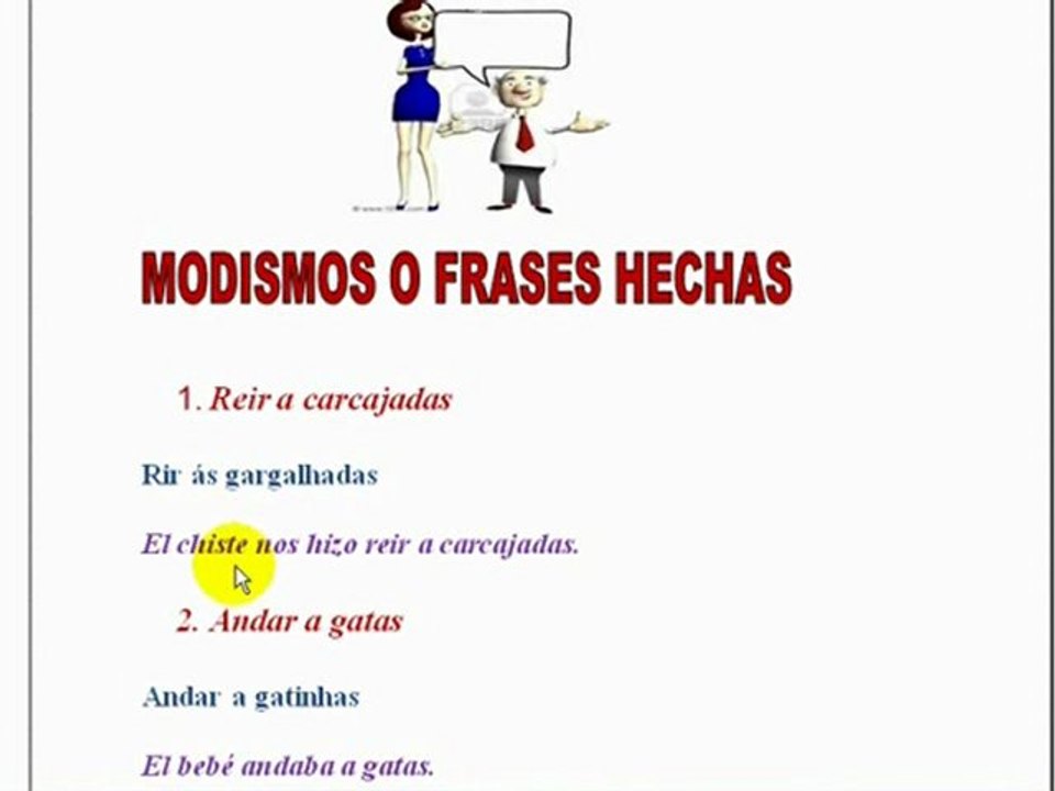 Modismos 5 em espanhol