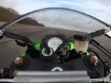 2010 Kawasaki ZX-10R flat-out!