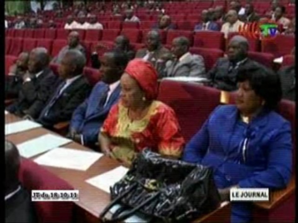 Installation des 36 sénateurs nouvellement élus