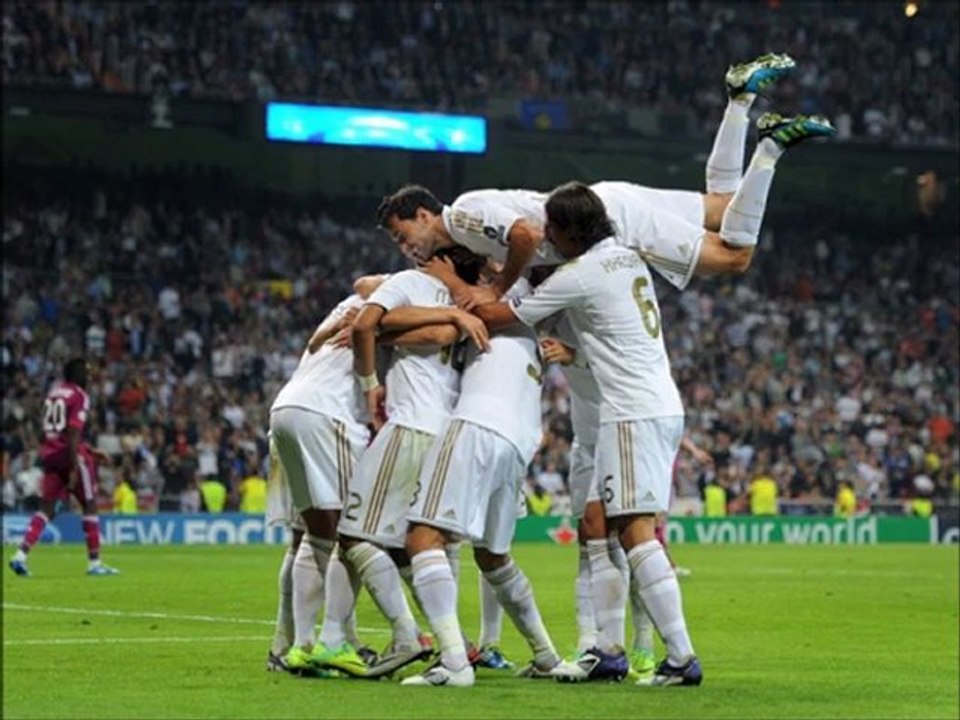 Real Madrid 4-0 OL Lyon Benzema, Khedira, Ramos scored