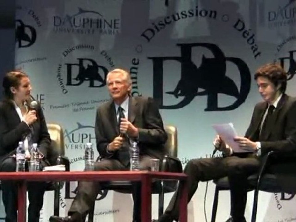 Dominique de Villepin à l'Université Paris-Dauphine