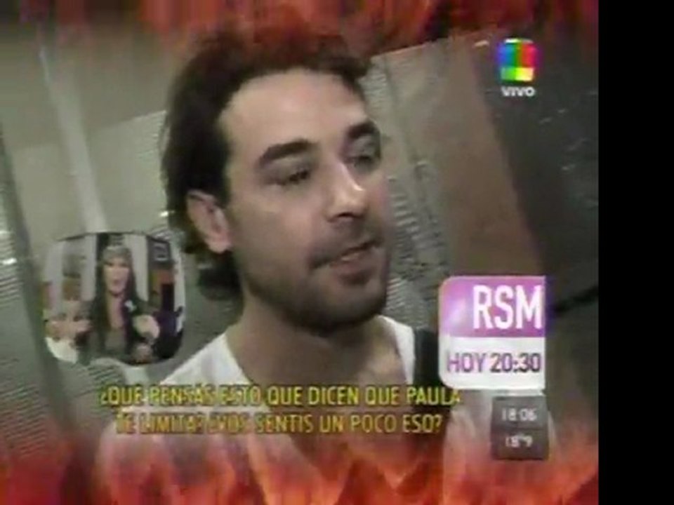 Pedro nota en Infama - 18 de Octubre Imágenes de Paula en Intrusos desfile en Mendoza 2011