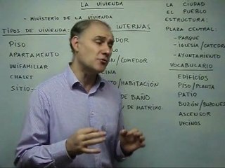 Nome das partes internas de uma casa em espanhol