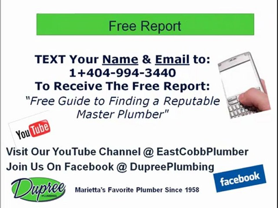 Why Dupree Plumbing is the  Best Marietta Plumber