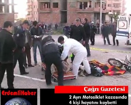 ErdemliHaber TV - Trafik Canavarı Erdemli’de 4 Can Aldı _ Erdemli