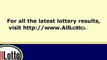 Mega Millions Lottery Drawing Results for October 18, 2011