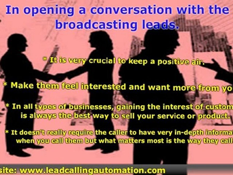 Broadcasting Leads: Fast and Effective