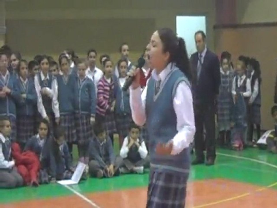Cumhur Öğretmen İstiklal Marşı Okuma Yarışması Birincisini Sunar