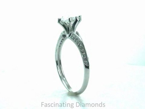 FDENS3049MQR Marquise Brilliant Diamond Knife Edge Split Band Engagement Ring