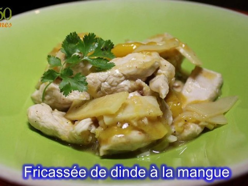 Fricassé de dinde à la mangue - 750 Grammes