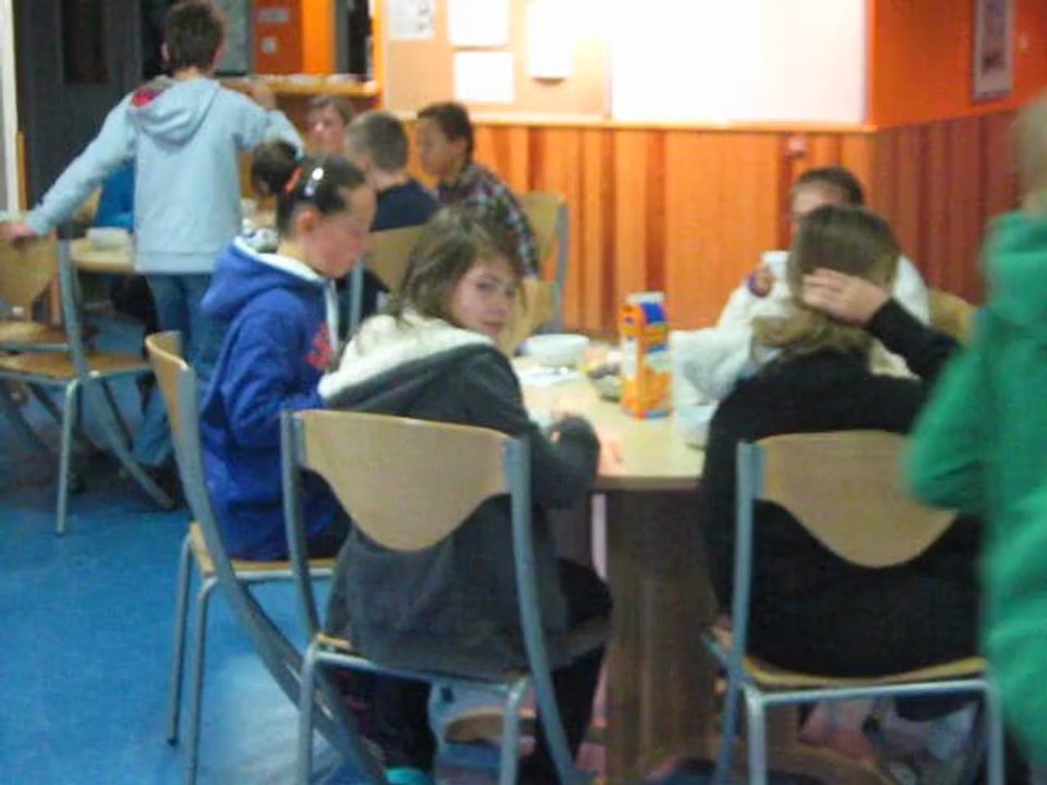 Première neige ce mercredi au déjeuner !