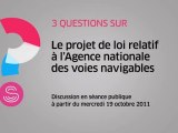 [Questions sur] Le projet de loi sur la modernisation de l'organisation du service public de la voie d'eau