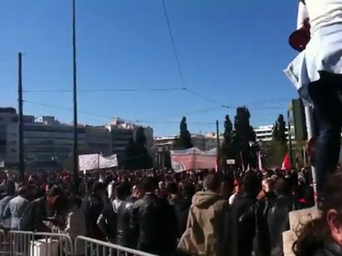 Εργαζόμενοι στο Σύνταγμα