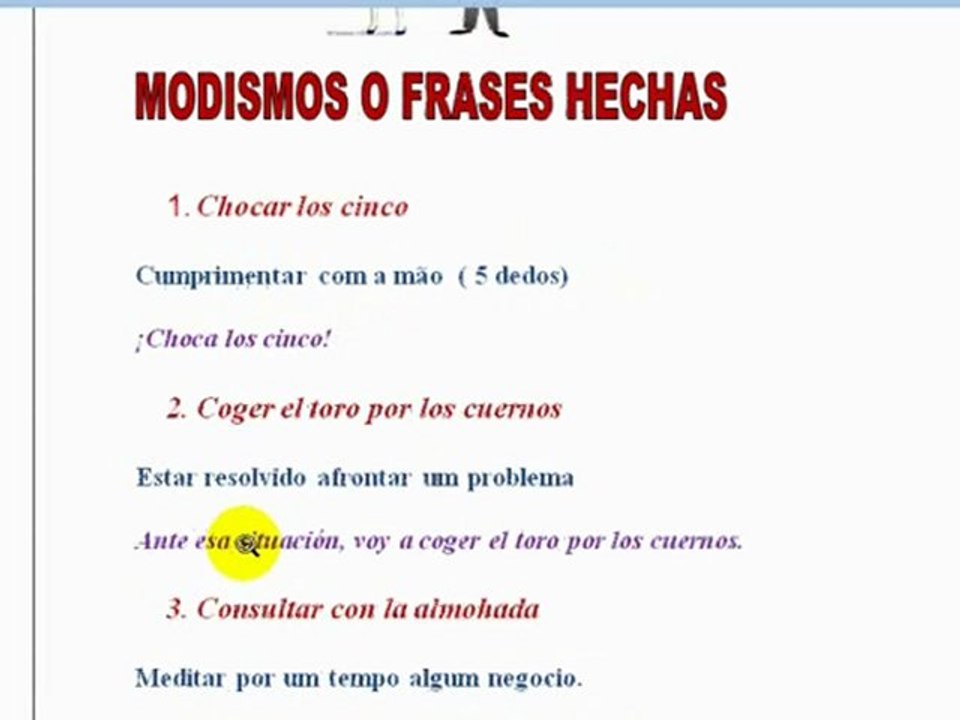 Expressões em espanhol