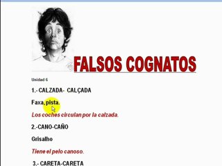 Falsos cognatos em espanhol 1