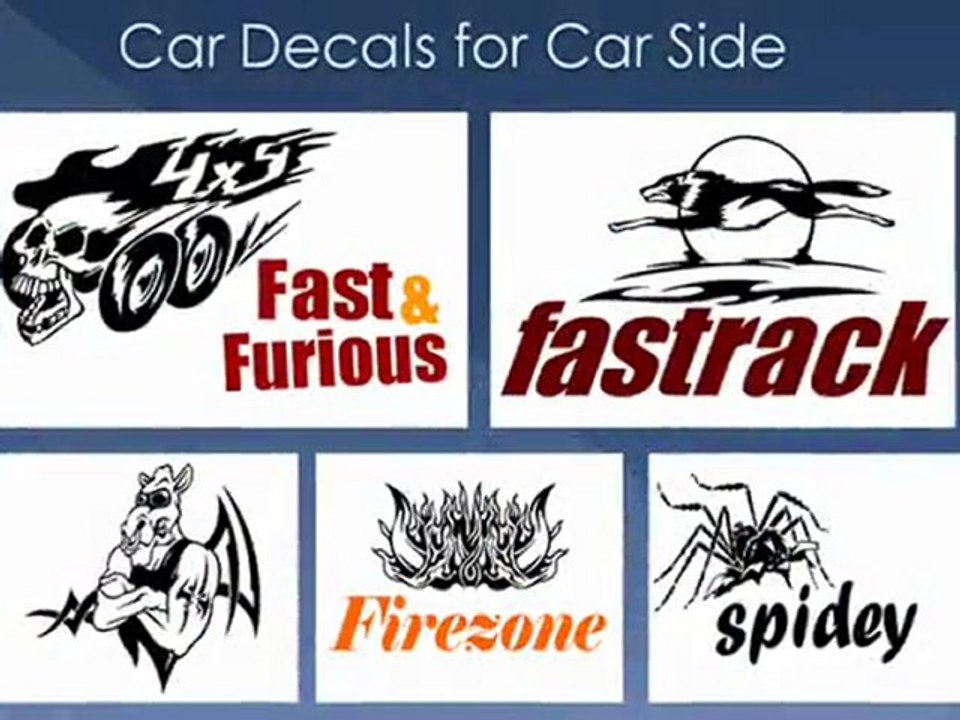 How to purchase Custom Car Decals online?