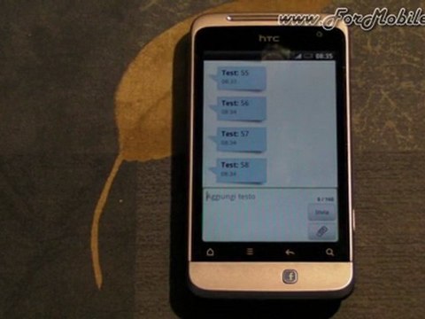 HTC Salsa - Demo SMS Bombing