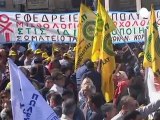 Manifestations massives contre l'austérité en Grèce