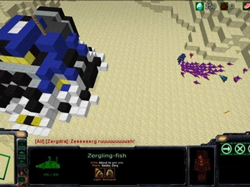 Minecraft rencontre Starcraft 2