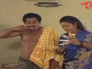 Mallikarjuna Rao Brushing Comedy With Lakshmi