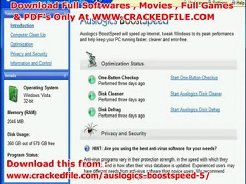 Download Auslogics Boostspeed Full Version With Patch