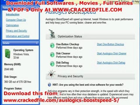 Download Auslogics Boostspeed Full Version With Patch