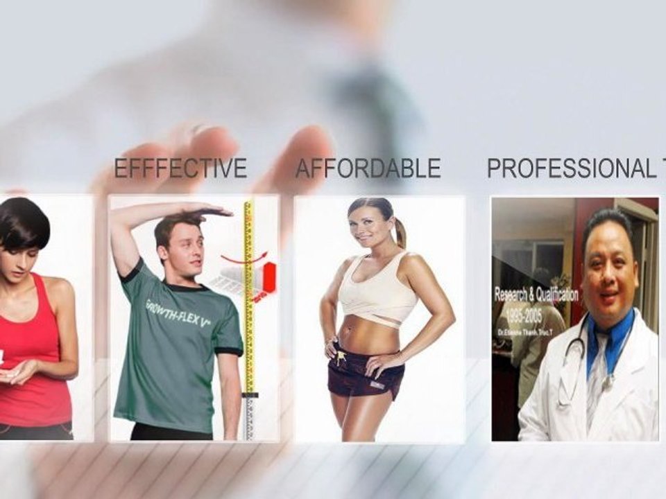 Grow Taller Up To 4 Inches with Growth-FlexV Pro Height Increase System.