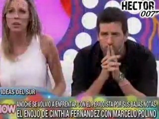 Cinthia Fernandez abandono el movil de este es el show miercoles ·Hector007
