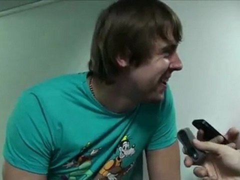 Олег Пиганович и Денис Бодров после игры с к.Атлант 19.10.11.