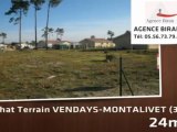 A vendre - Terrain à bâtir - VENDAYS-MONTALIVET (33930) -